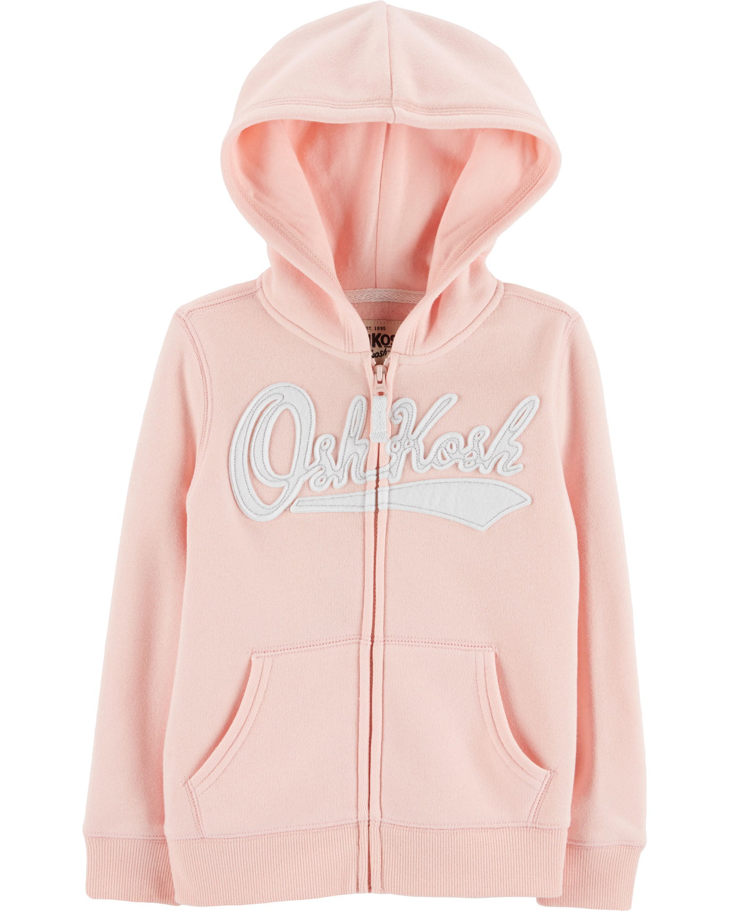 OshKosh Girls Full Zip Logo Hoodie