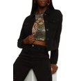 thumbnail image 2 of Womens WAX Long Sleeve Denim Jacket, 2 of 3