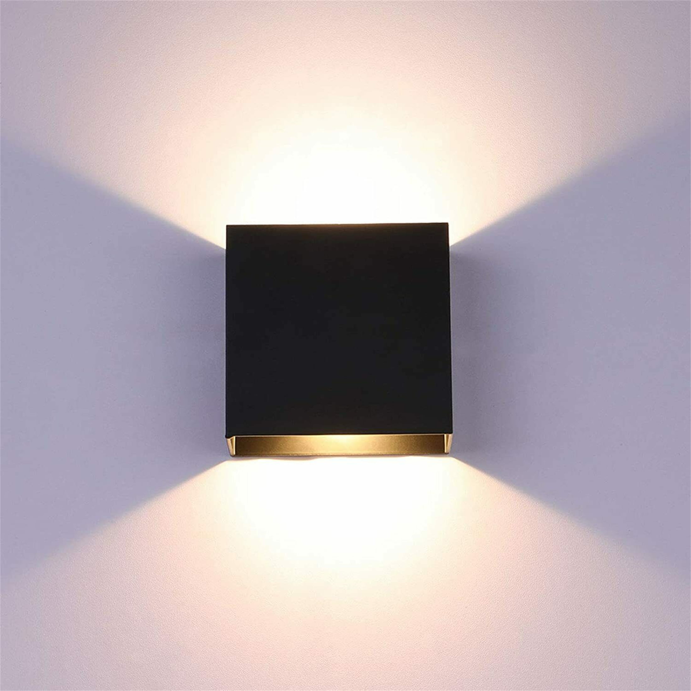 6W LED Wall Lamp Modern Up Down Sconce Lighting Fixture Cube Light Indoor Decor 