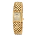 thumbnail image 2 of Reloj dorado de lujo para mujer, pulsera rectangular de cuarzo dorado, de acero inoxidable, femenino relojes para mujer reloj dama qym unisex, 2 of 2