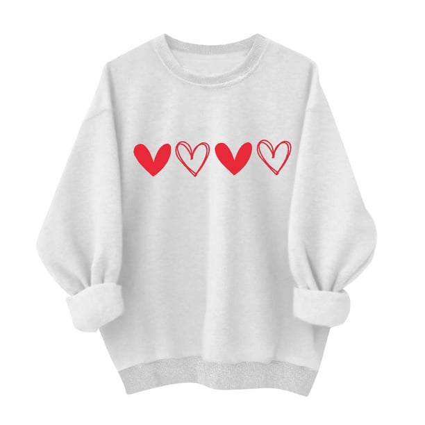Mujeres Manga Larga Tops Casual Cuello Redondo Moda Impresión Suéter Sudadera Invierno Suave