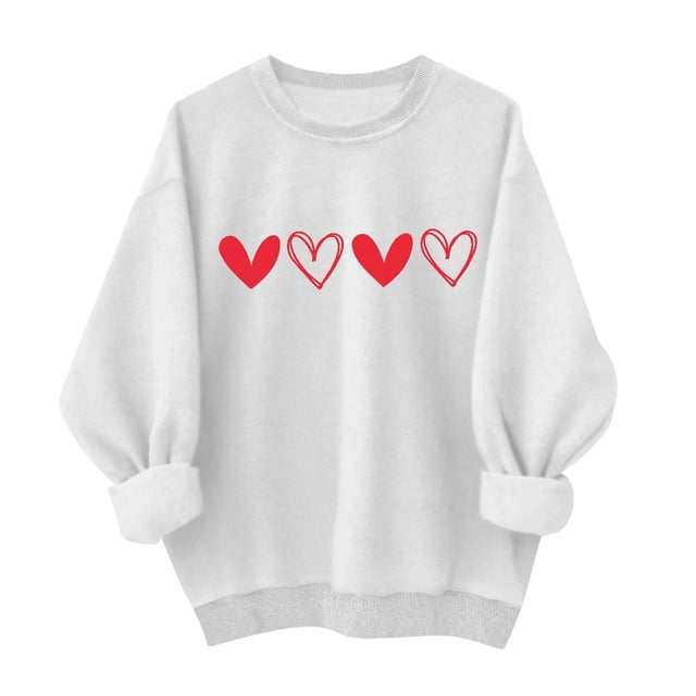 Mujeres Manga Larga Tops Casual Cuello Redondo Moda Impresión Suéter Sudadera Invierno Suave