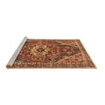 thumbnail image 2 of Ahgly Company Machine Washable Indoor Square Persian Brown Traditional Area Rugs, 5' Square, 2 of 4
