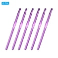 thumbnail image 3 of Uxcell 6.5mm Aluminum Crochet Hook Knitting Crochet Knitting Needles Crochet Hooks with Size Dark Purple 6Pcs, 3 of 6