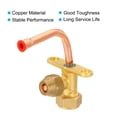 thumbnail image 4 of Uxcell Elbow 90 Degree Air Conditioner Stop Valve Fit for 1/4" OD Copper Tube, 4 of 5