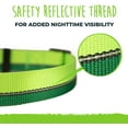 thumbnail image 5 of Mighty Paw Reflective Dog Collar | Premium High Visibility Collar with Reflective Stitching. Weatherproof, Heavy Duty Hardware, Stylish Colors and Design. Perfect for Small and Large Pets, 5 of 9