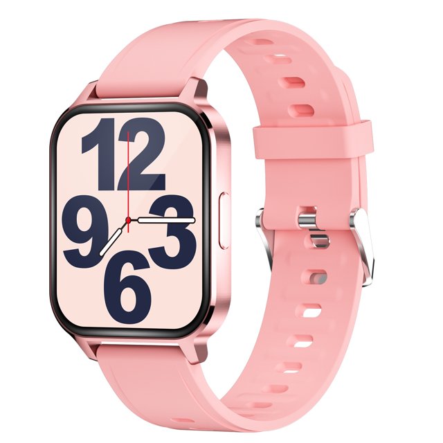 Reloj de pulsera inteligente Q18 Monitoreo de la salud del sueño de la presión arterial del ritmo cardíaco, rosa