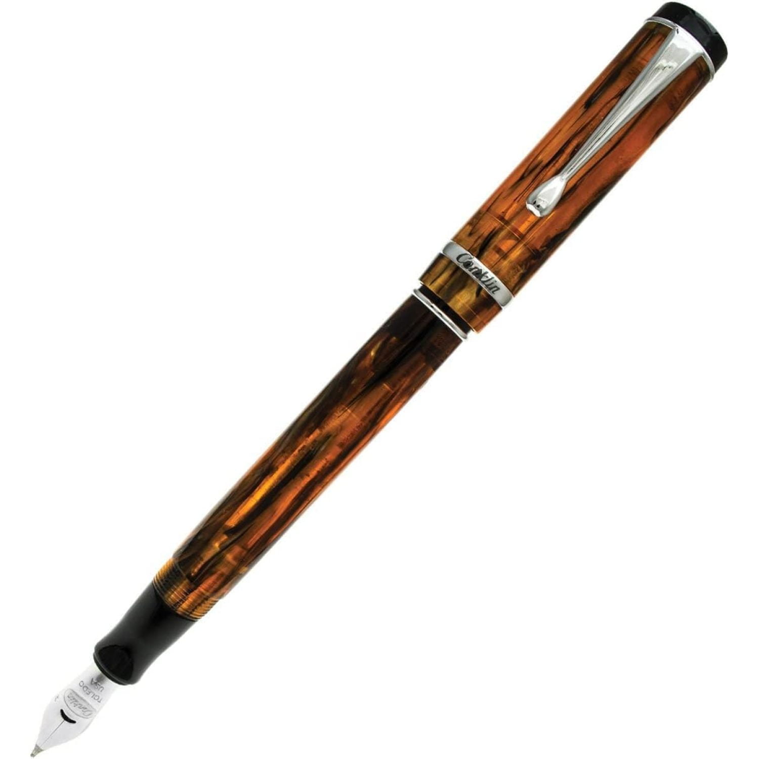 ZQRPCA Duragraph Fountain Pen Broad Nib Fountain Pen, Amber (CK71340
