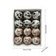thumbnail image 3 of 12 Adornos Navideños de Bolas de Plástico Blanco | Diseño Suave de Macaron | 6 Cm | En Caja de Regalo | Decoraciones Navideñas, 3 of 6