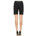thumbnail image 2 of Joe's Jeans Silk Trouser Shorts Boxer Cut Elastic Waist (Small, Black), 2 of 6