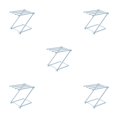 thumbnail image 3 of relayinert Convenient Towel Organizer 45cm Wide Separation Space Waterproof Good Air Circulation 4 Towels Simultaneously Foldable Blue 5Set, 3 of 6
