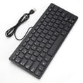 thumbnail image 4 of Teclado Español Teclado Con Cable De 78 Teclas Teclado Silencioso De Perfil Ultrafino Con Interfaz Usb Mini Teclado Para Computadora Pc De Escritorio Computadora Portátil Methold EL009593-00, 4 of 4