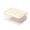 Beige S, variant on KGJQ Refrigerator Storage Box, with Lid, Clear Stackable Food Container, Microwave Safe Odor Resistant Freshness Keeper, for Fridge Organization