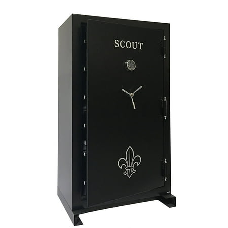 SCOUT gun safe UL RSC certified 50 long gun fire resistant safe with UL listed high security digital (Best Long Gun Safe)