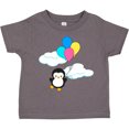 thumbnail image 3 of Inktastic Cute Penguin with Balloons Boys or Girls Toddler T-Shirt, 3 of 5