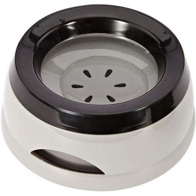 Cuenco flotante para perro, cuenco para gatos con boca no húmeda, dispensador de agua no rociador, cuenco portátil de plástico para beber para perros, suministros para mascotas