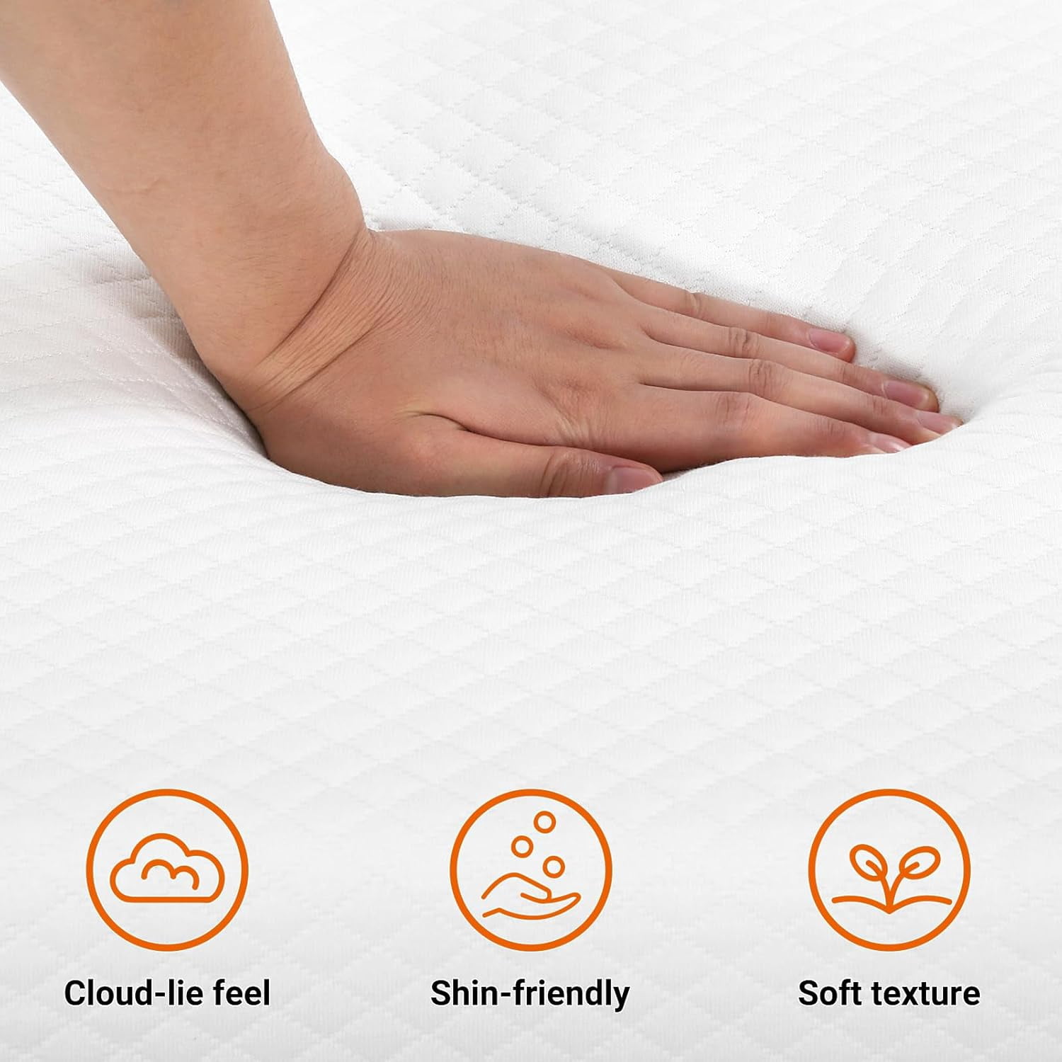 Dkelincs 5 inch Gel Memory Foam Mattress in a Box for Cool Sleep & Pressure Relief, Twin Size
