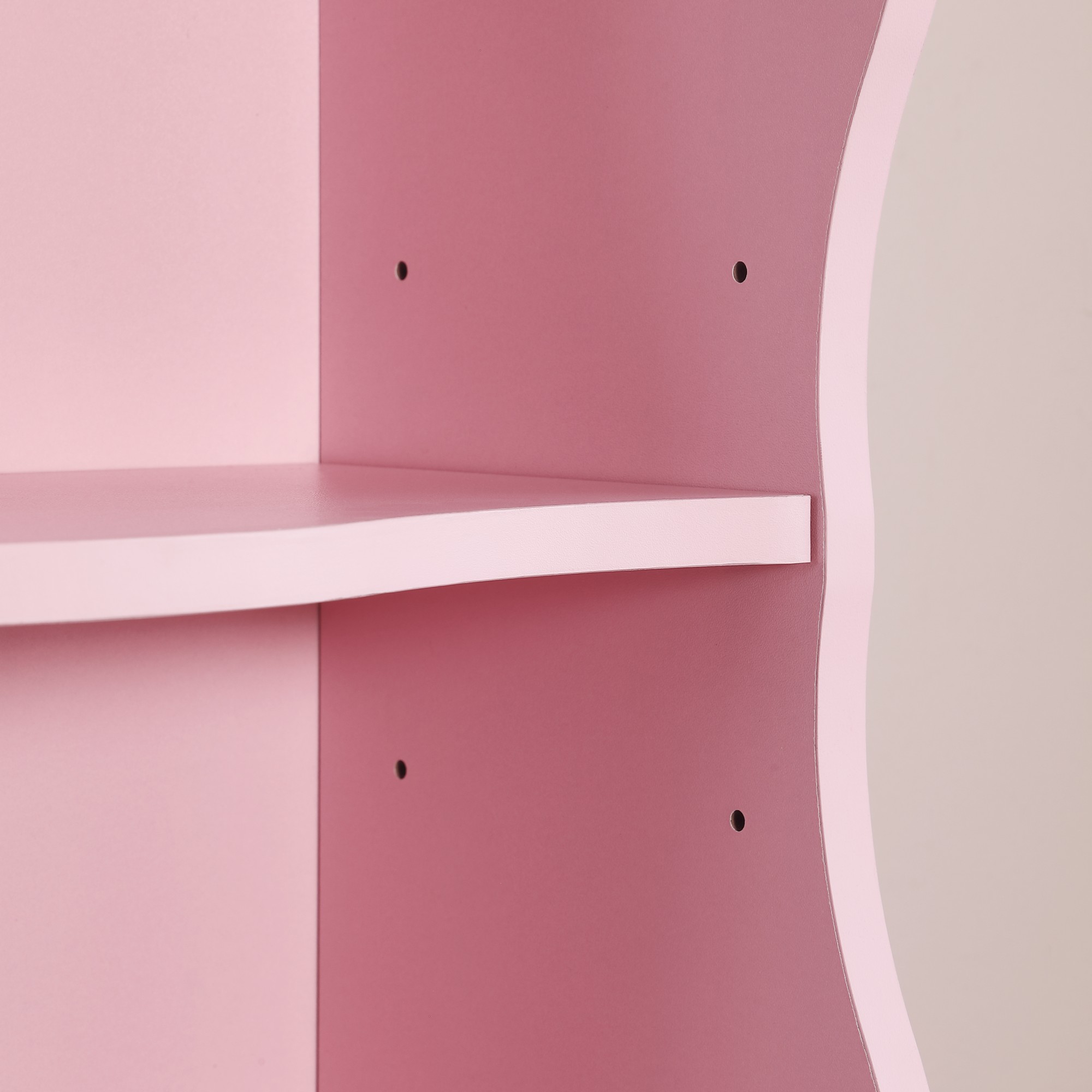 71" Tall Narrow Bookcase with Storage Cabine,8 Tier Cube Bookshelf Display Shelf Stand for Home Office, Living Room,Pink