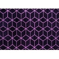 thumbnail image 1 of Ahgly Company Indoor Rectangle Abstract Purple Modern Area Rugs, 3' x 5', 1 of 4