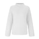 thumbnail image 2 of Gibobby Sueteres Para Mujeres Calientitos Elegantes Suéter de punto suelto para mujer, de otoño e invierno, de punto, suéter de Color sólido con manga de nueve(Blanco,G), 2 of 6