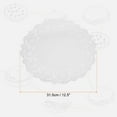 thumbnail image 2 of Uxcell 100 piezas de doilies de papel de encaje de 12.5 pulgadas redondos desechables decorativos para pasteles y postres, 2 of 7