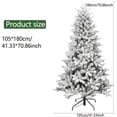 thumbnail image 4 of EE. UU. En stock Árbol de Navidad falso con soporte de metal estable plegable, árbol de Navidad artificial verde de primera calidad para el hogar y la oficina, 4 of 4