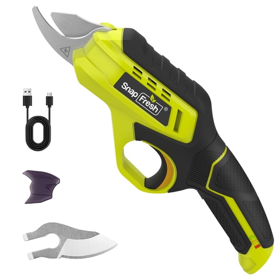 SnapFresh 4V Electric Pruning Shears, 0.8" Cutting Capacity w/Extra Blade