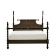 thumbnail image 4 of Madison Park Signature Beckett Bed Queen with Rolling Pin Headboard, Morocco Brown, 4 of 4