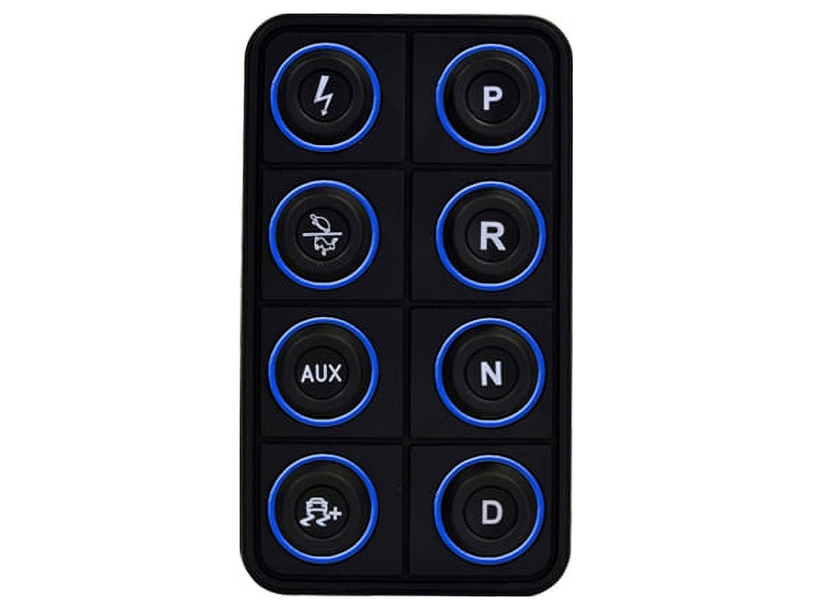 AEM 30-8400 8-Button CAN Keypad, Programmable Backlighting