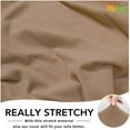 thumbnail image 3 of Easy-Going Super Stretch Sofa Slipcover Non Slip Couch Cover, Sofa Size, Camel, 3 of 7