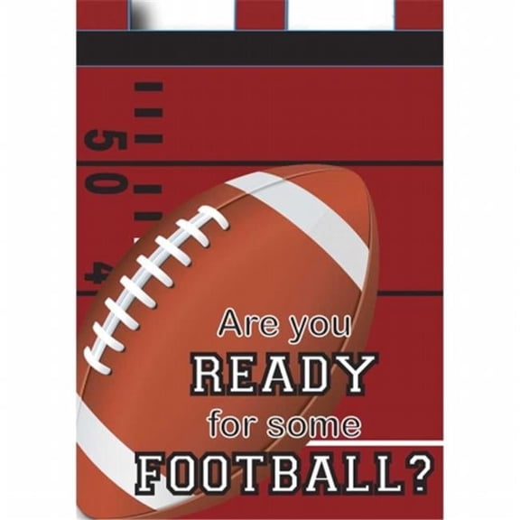 Jozie B 546 Football Crimson & Black Flag, Large