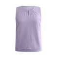 thumbnail image 6 of Women's T-Shirt Basic Cotton-Line Blend Fashionable Trade Clothing High-End Style In Urban Areas Y2k Clothes French Retro Clothes for Woman Poleras Mujer Purple L, 6 of 6