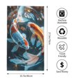 thumbnail image 2 of Balery Cute Koi Fish Serenity Toalla de Microfibra Premium con Estampado – 27.5x16 pulgadas, Alta Absorción, Suave y Aterciopelada, Secado Rápido, 2 of 6