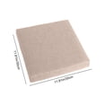 thumbnail image 3 of Deeceymbur Linen Dining Chairs Pad Square Seat Cushion High Density Sponge Non Slip Base for Kitchen Chairs Office Indoor ComforTables Sitting Support, 3 of 7