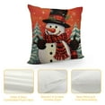 thumbnail image 4 of GOSMITH  Christmas Pillow Cover Colorlife Snowman Tree Snowflake Lumbar Pillow Cover Decorations Throw Pillow Covers Farmhouse Pillows Decorative for Sofa Winter Home Decor, 4 of 5