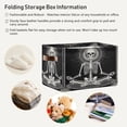thumbnail image 5 of Ryvnso Mandala Skeleton Sitting Storage Basket Large Bin Foldable Boxes Toys Organizer 14.2x10.2x8.3in 2 PCs, 5 of 8