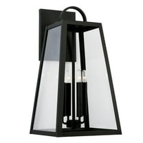 4 Light Outdoor Wall Lantern Rain Or Shine Made For Coastal Environments-Black Finish Capital Lighting 943743Bk