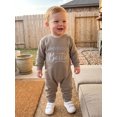thumbnail image 5 of Cjfdfy Newborn Baby Boy Fall Outfit Mommy's Bestie Printed Long Sleeve Jumpsuit Baby Take Home Outfit Infant Cute Coming Home Clothes 0-18M, 5 of 9