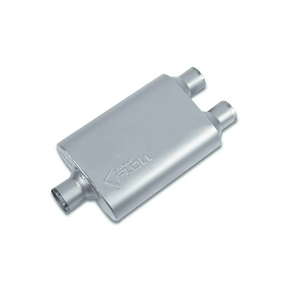 Street Flow Muffler 2.5DUAL 2.25OUT 14BODY 2