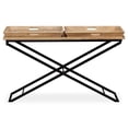 thumbnail image 2 of vidaXL Table Console Bois de Manguier Massif 130x40x80 cm, 2 of 5