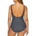 thumbnail image 2 of Fantasie Womens Santa Monica Underwire V-Neck Swimsuit with Adjustable Leg, 2 of 2