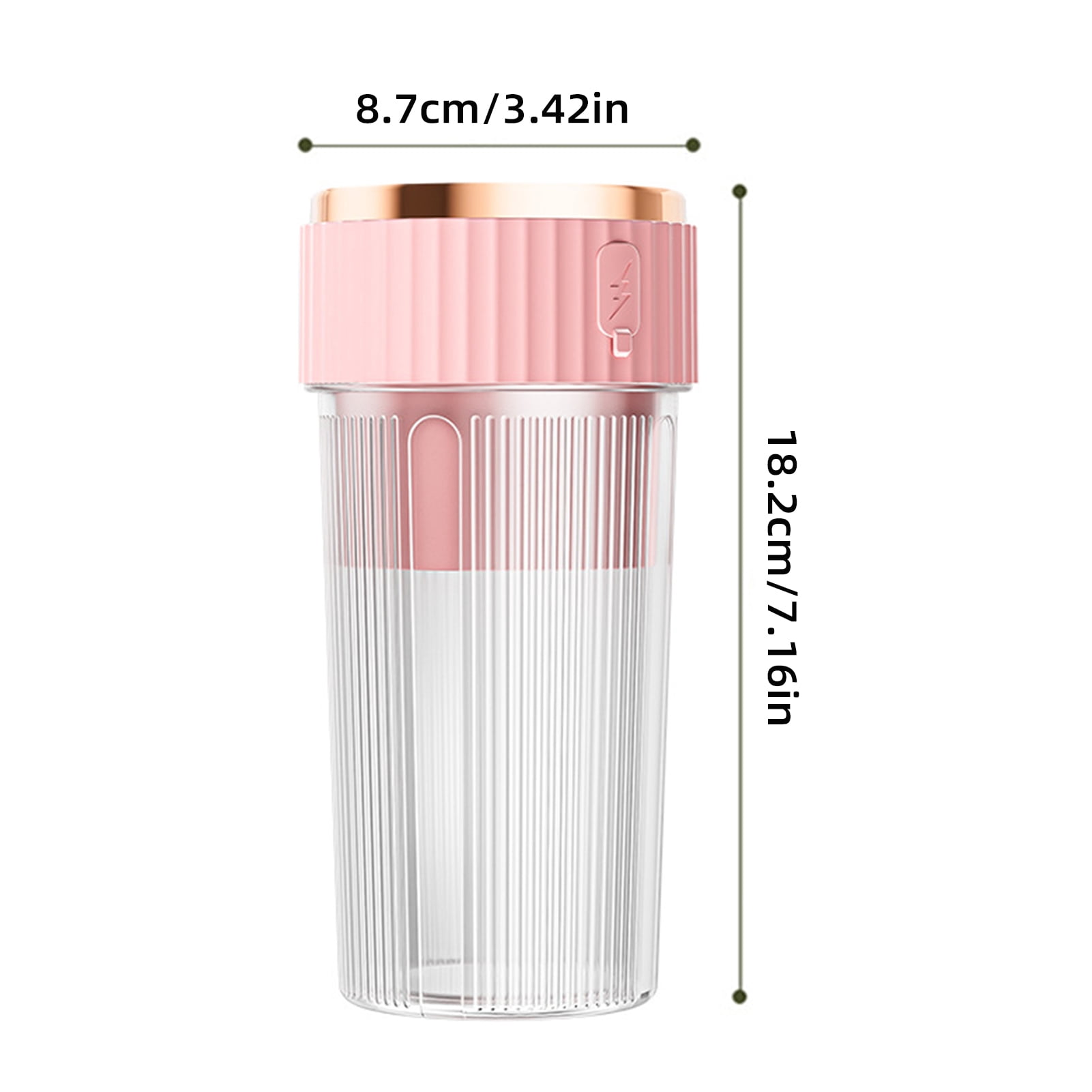 Wireless Mini Juicer with Sharp Blades BPA Free High Speed Compact Design USB Rechargeable Portable Blender Fruit Mixer