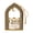 Yellow, variant on Yellow Yellow Wooden Ramadan Hanging Decoration Eid Mubarak Ornament For Home Office Display Kz-24012