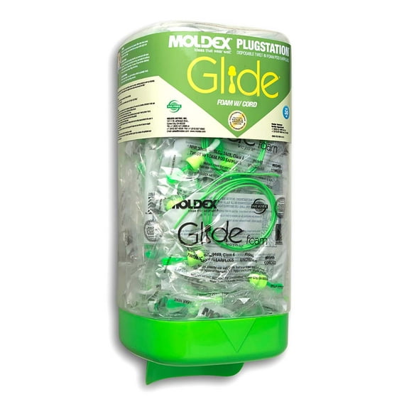 Moldex Glide® Foam Twist In Earplug Corded, NRR 30