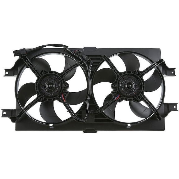 Agility Auto Parts 6016124 Dual Radiator And Condenser Fan Assembly For Gm Specific Models