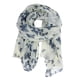 thumbnail image 1 of 180 * 100 cm Moda Todo-fósforo Mujeres Niñas Impreso Bufanda larga de gasa Silenciador Chal Wrap (blanco), 1 of 2