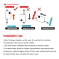 thumbnail image 4 of Instant Water Heater 3000W 110V White Mini Tankless Instant Hot, 4 of 8