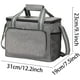 thumbnail image 2 of Large Lunch Bag 15l Thickened Storage Cooler Cooling Tote Soft Heat Insulation, 2 of 5