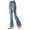 Medium Denim, variant on Risen Jeans Womens Juniors High Rise Pull On Flares  (Medium Denim, Small)