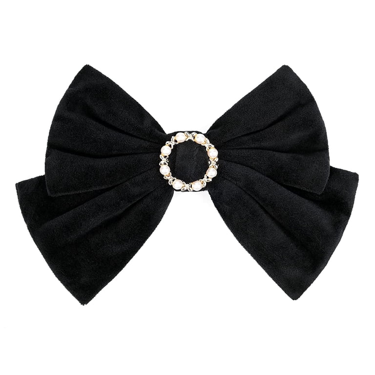 Velvet Hair Bows Barrettes Clips 8 display picture 3